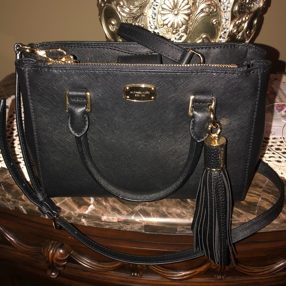 Authentic Black Saffiano Michael Kors Bag